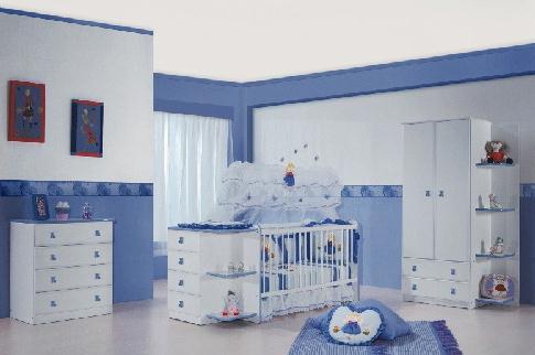 quarto do bebê azul