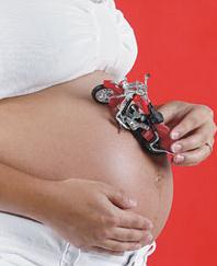 grávida pode andar de moto