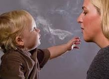 fumar perto de crianças